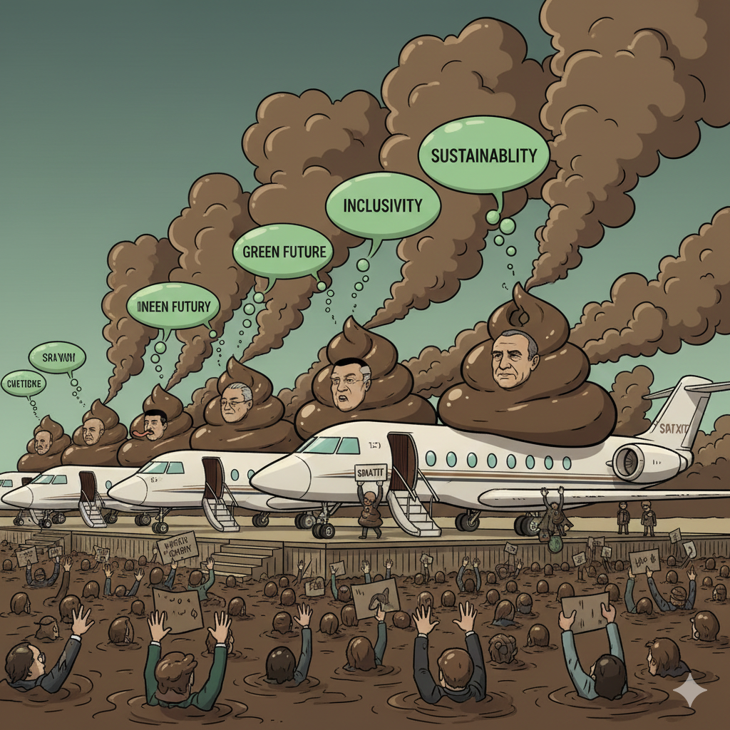 DatXit satirical lore 2025 - Greenwashing exposed