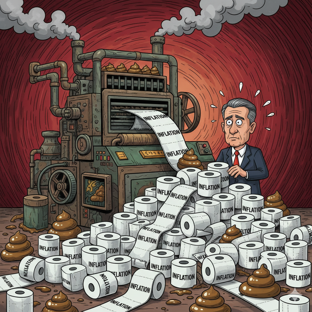 DatXit satirical lore 2025 - Fed inflation