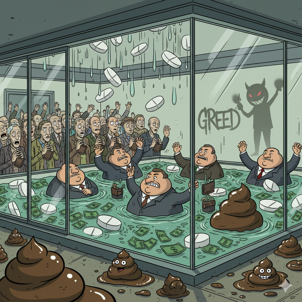 DatXit satirical lore 2025 - Wealth inequality