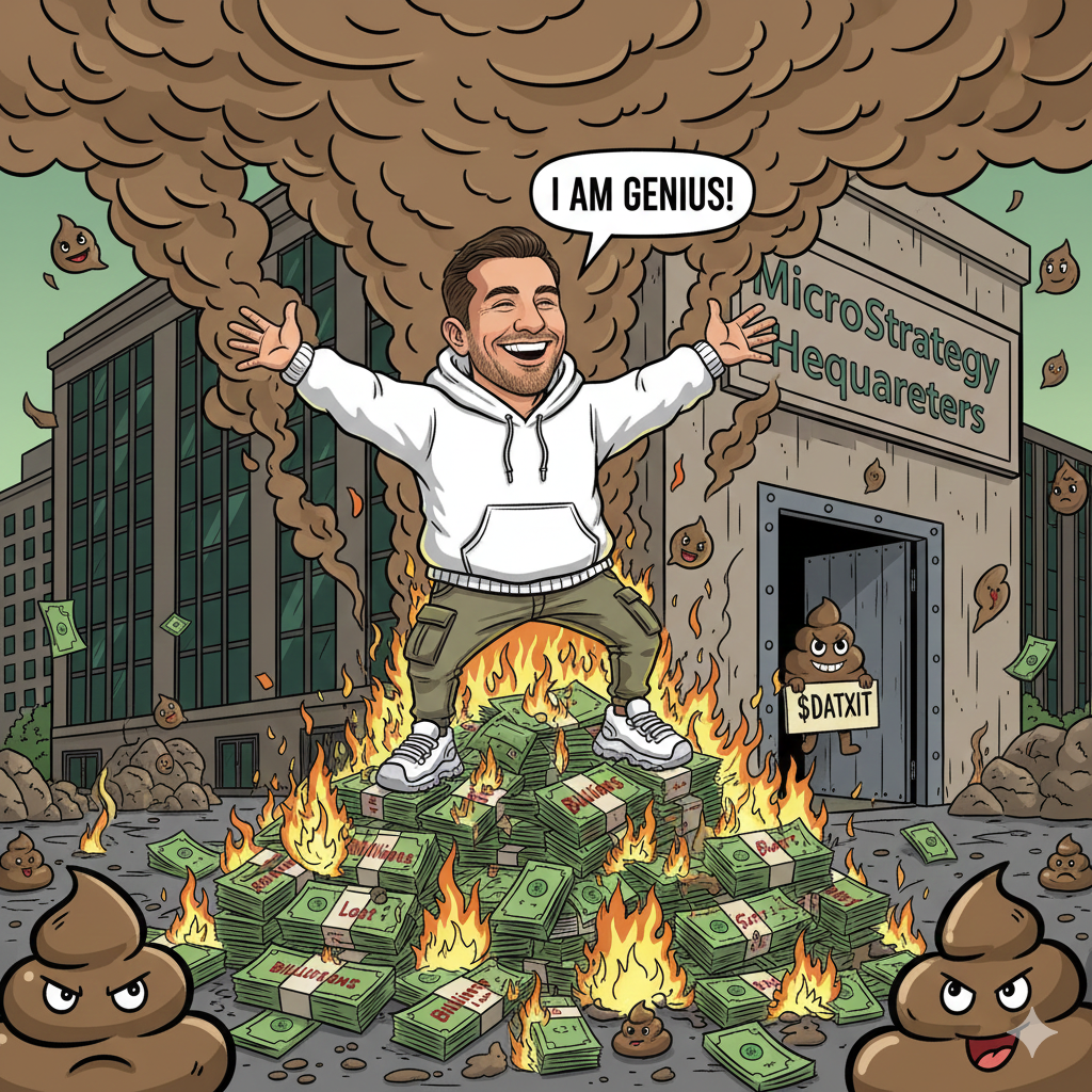 DatXit satirical lore 2025 - Crypto bros