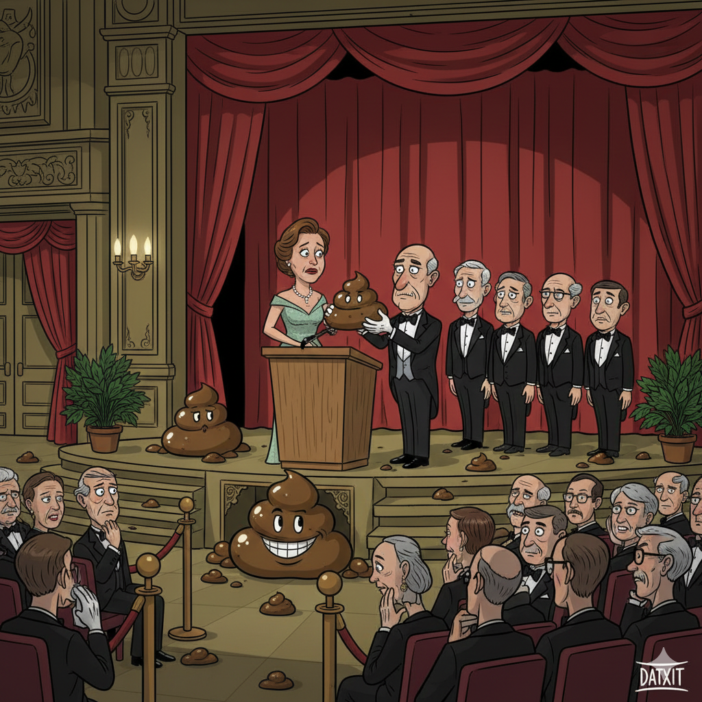 DatXit satirical lore 2025 - Award shows