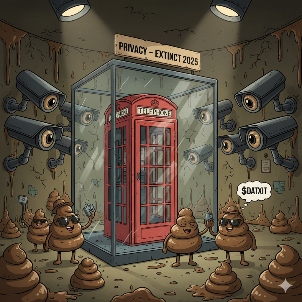 DatXit satirical lore 2025 - Surveillance