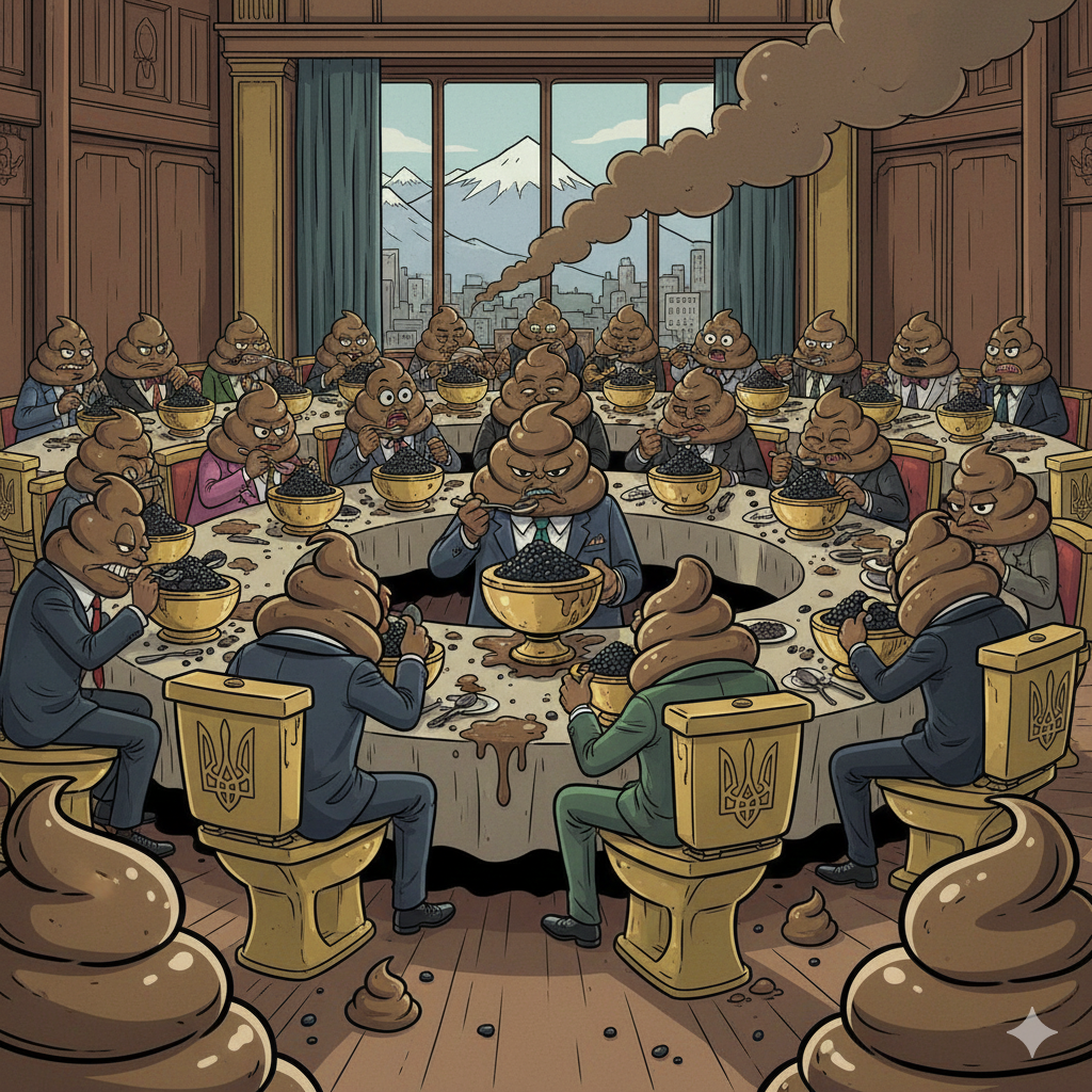 DatXit satirical lore 2025 - Government corruption