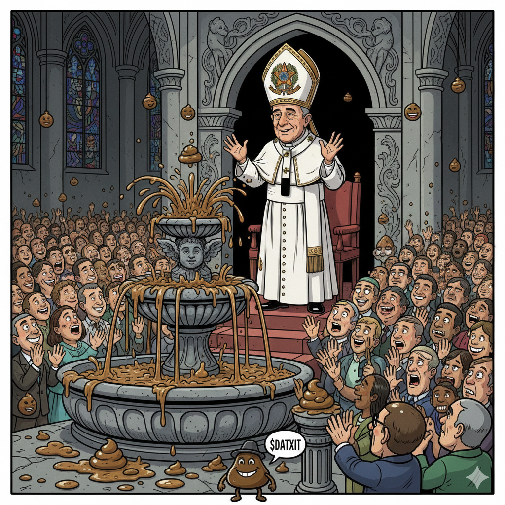 DatXit satirical lore 2025 - Vatican exposed