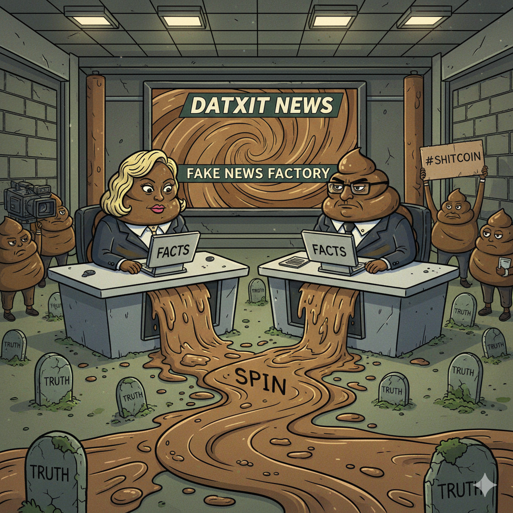 DatXit satirical lore 2025 - Fake news exposed